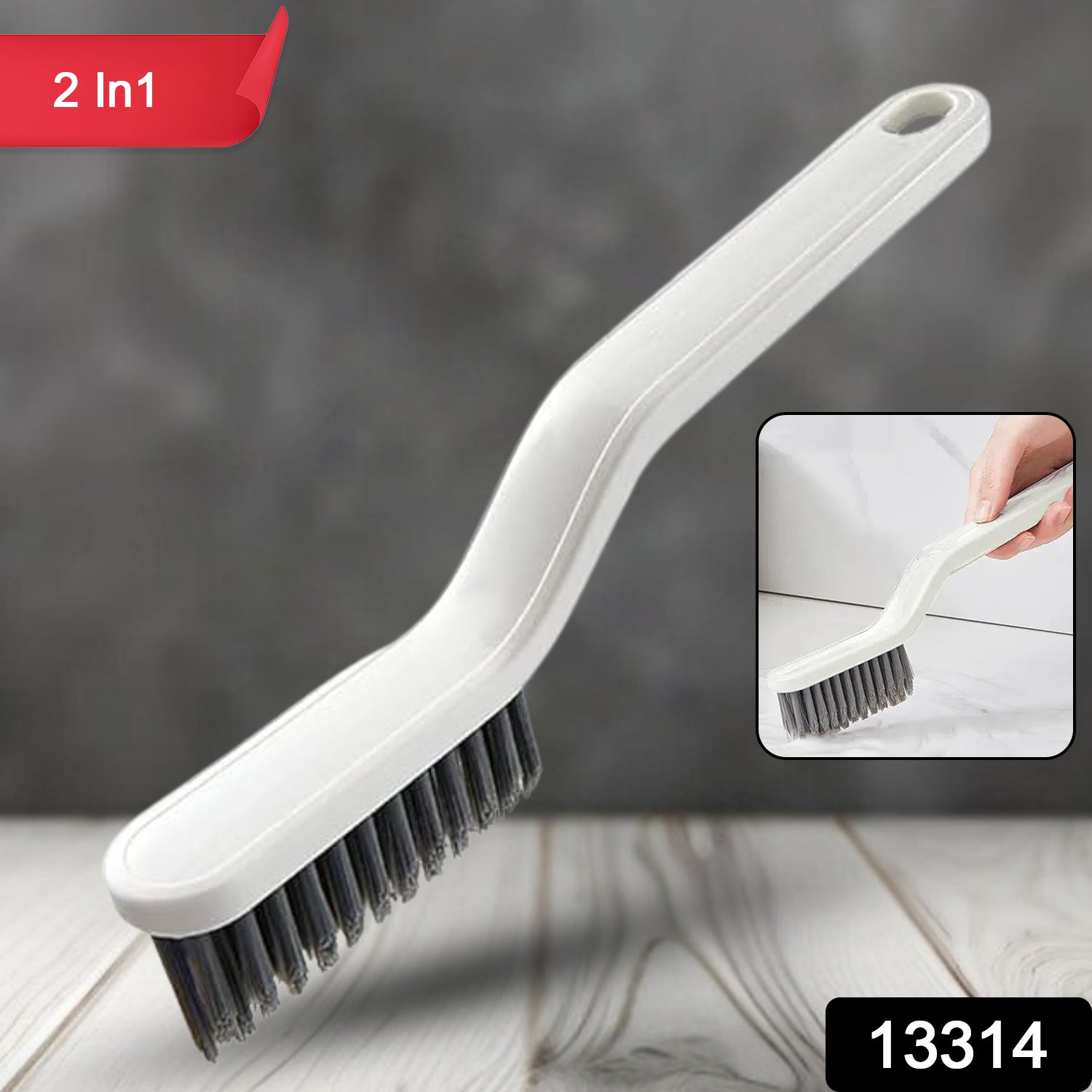 Multifunctional Floor Gap Brush 2 In 1